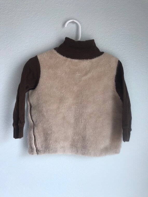 Vintage 70s sears fuzzy toddler top, vintage todd… - image 4