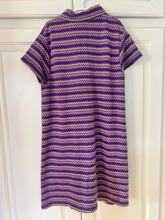 Vintage old Navy girls purple knit dress tagged g… - image 7