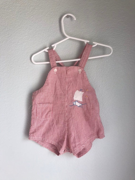 Vintage Nautical Sunsuit, vintage sailor sunsuit,
