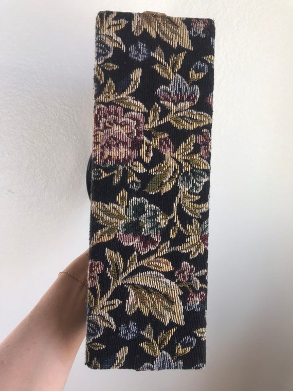 Vintage Floral Tapestry Dover Handbag Vintage Dov… - image 7