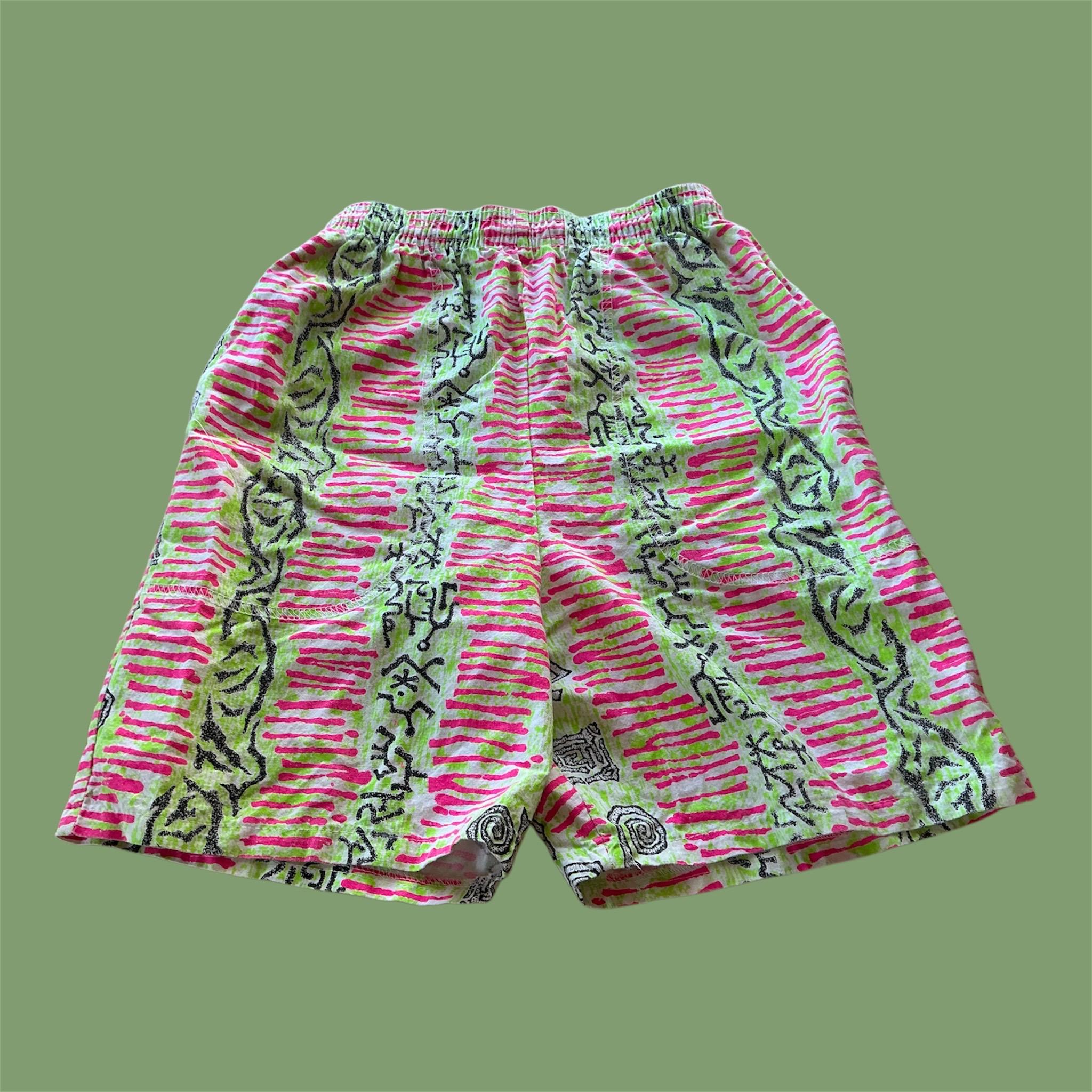 Neon Surf Shorts - Etsy