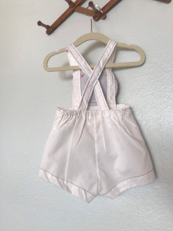 Vintage Nautical Sunsuit romper duck sailor sunsu… - image 5