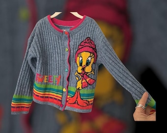 Vintage Girls Tweety Bird Sweater - Etsy