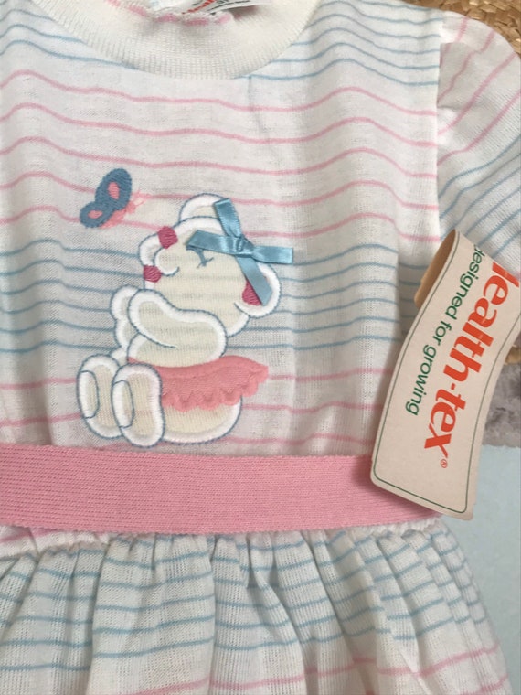 Vintage Deadstock Healthtex pastel bear butterfly… - image 2