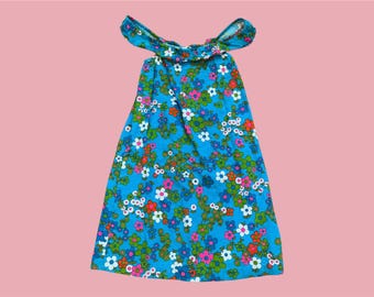 Vintage Handmade Flower Power adult Dress