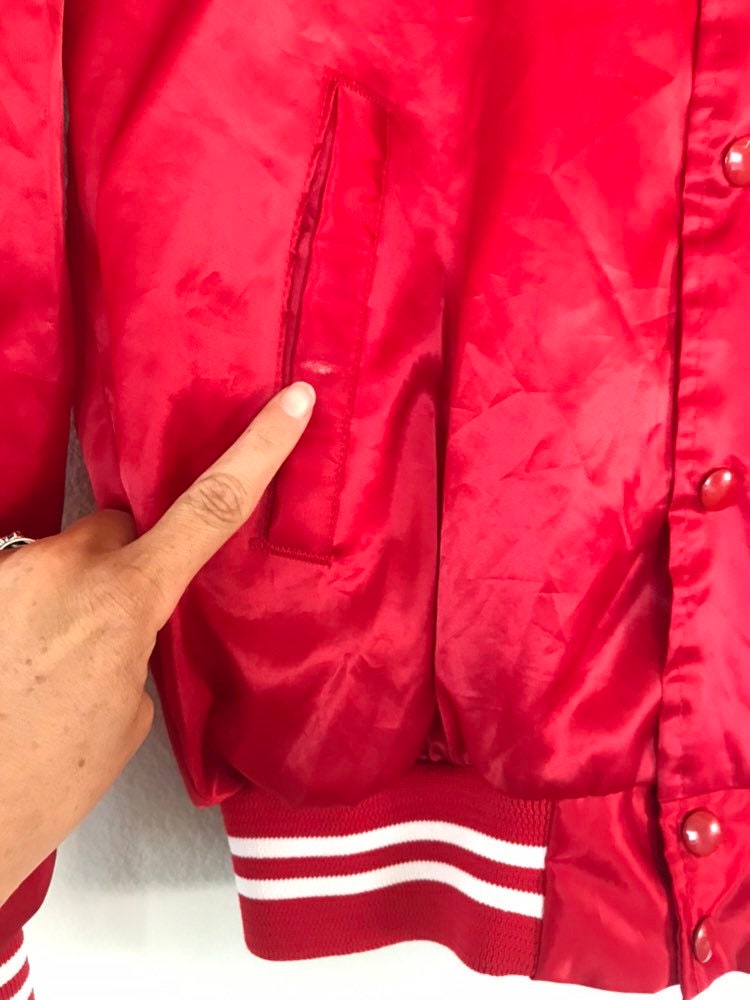 Vintage Mariners Sportswear Bomber Jacket Maroon Red – EIASO VINTAGE