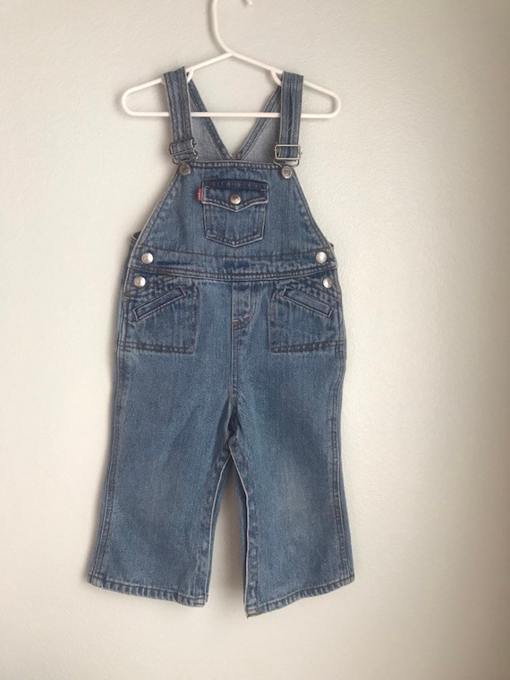 Levi Bellbottoms Denim Overalls 24 Months 2T Toddler - Etsy