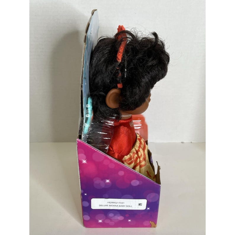Lalka Disney Princess Baby MOANA 12" z tiarą, butelką i smoczkiem zdjęcie 7