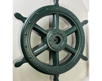 Swingset Green Pirate's Ship Wheel for Play Structure