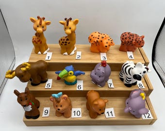 Animales del zoológico y safari de Little People de Fisher-Price, ¡TÚ ELIGES!