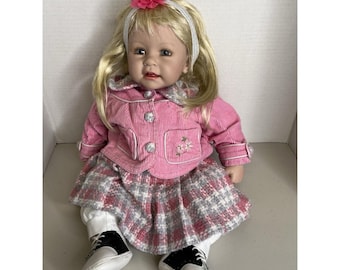 Adora Toddler Time  18" Blonde Hair Blue Eyes Realistic Baby Doll