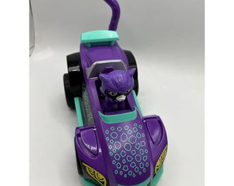 Paw Patrol Cat Pack - Shade's Transforming Feature Vehicle & Figure Purple Cat