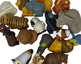 YOU CHOOSE Fisher Price Little People Jungle Animal, ZooTalkers, Farm Elephant Giraffe Cow Lion Turkey Ape Polar Bear Penguin Tiger Parrot