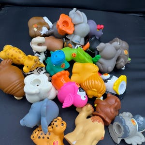 YOU CHOOSE Fisher Price Little People Alphabet zoo animals A-Z Fish, Giraffe, Polar Bear, Dolphin, Flamingo, Yak and more