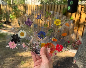 Pressed Flower Boomark -Real Dried Flowers  -Laminated -Pick Your Color -Handmade