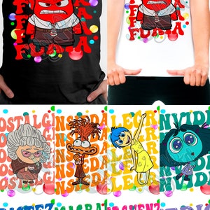May include: Black and white t-shirts featuring cartoon characters and text. The word "FURIA" is written in red. Other graphics include characters with the words "NOSTALGIA", "INSENSI", "TRISTEZA", "SAGRA", "ERCHEN" and "EDIC".