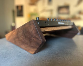 2-tier Wood Stand for Ableton Push 3 Plus Second Floor for Synth