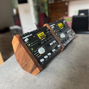 Suporte duplo Elektron (nogueira)
