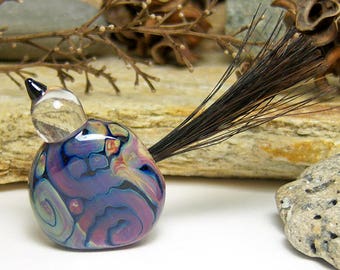 Lampwork Sculpture - Wyld Thingz - Bird