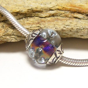 Lampwork Glass Charm Bead Large Hole BHB image 3