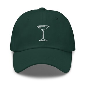 Martini Lovers Embroidered Baseball Cap