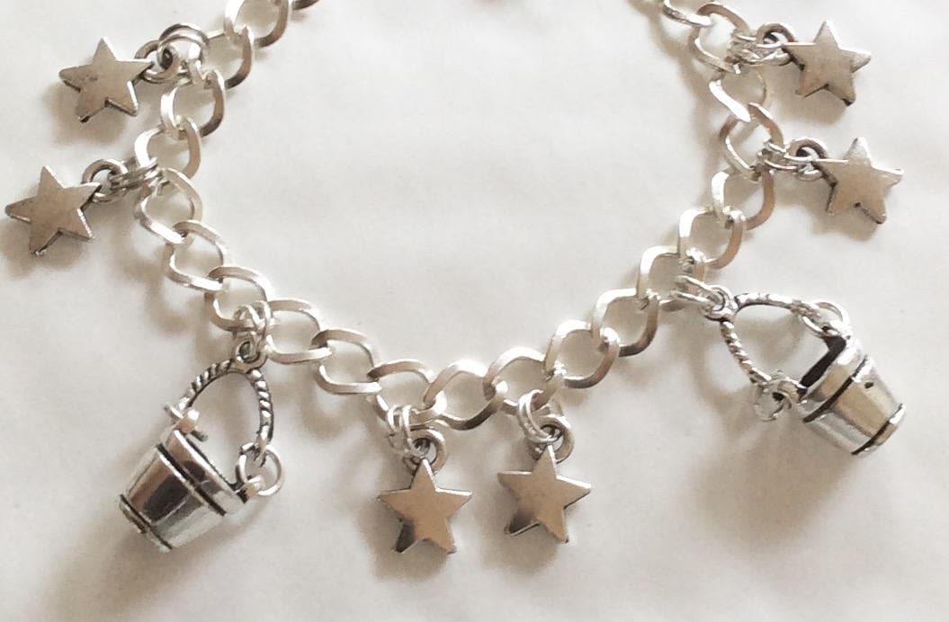 Streetculture Bracciale Charm Acquario: Ciondolo Segno Zodiacale In Argento 925 – Gioiello Regalo Personalizzato