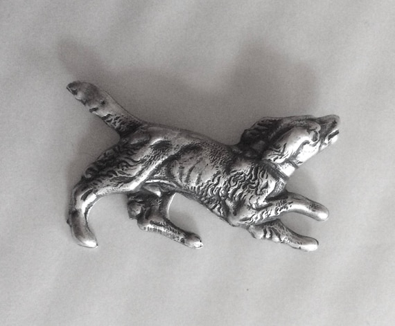 Labrador Brooch Silver Plated