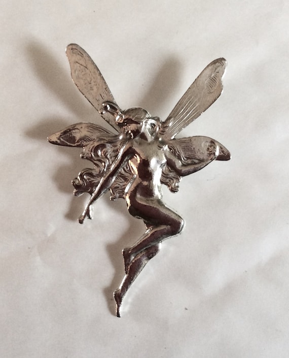 Tinkerbell Absinthe Fairy brooch / pin Art nouveau st… - Gem