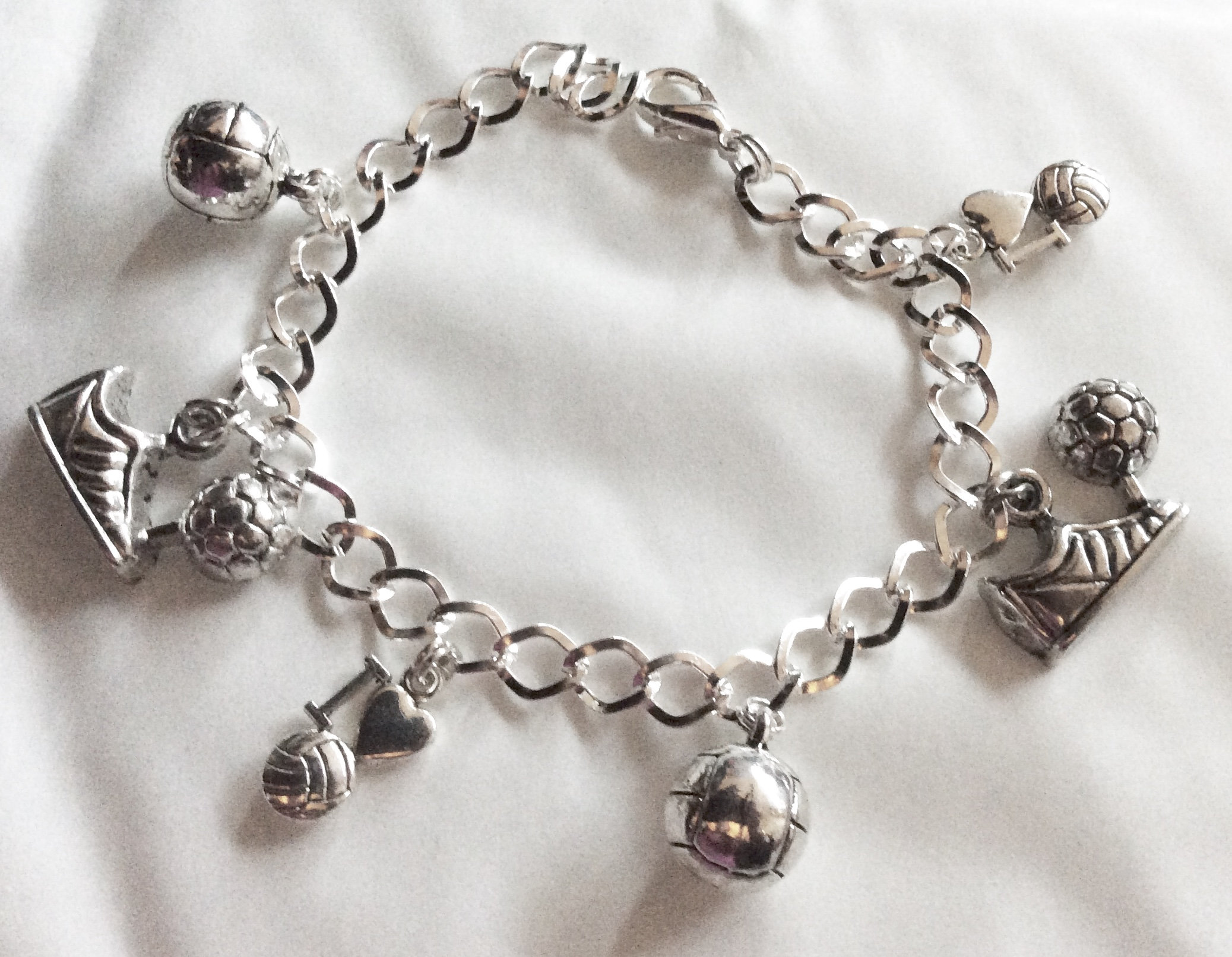 10 Braccialetti Regolabili Tema Calcio - Ciondolo Pallone In Lega Acciaio - Accessori Festa E Squadra (10 Colori) - Foto 12