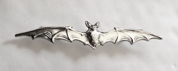 Broche Fantaisie Souris Argentée - Noir Et Blanc - Neuf Avec étiquettes