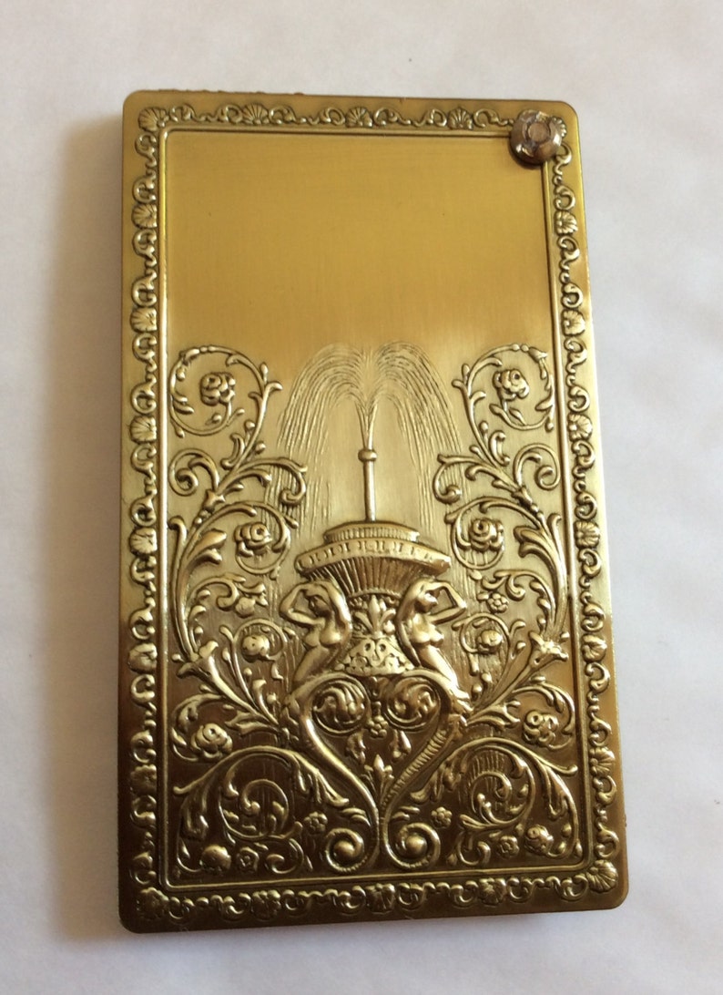 Edwardian Brass Notepad / Shopping List Notebook Replica Memo Etsy