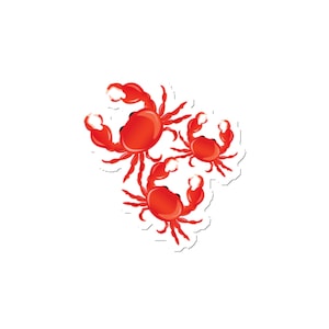 Crappy Crab Magnet- Beach Refrigerator Magnets