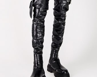 ladies boots unisex thigh high boots