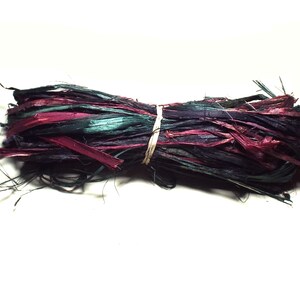 Dyed Hibiscus Fiber Multicolored Pine Needle Basket Accent Coiling Basketry Natural Bark Long Fibers Cordage Twining Gourds Baskets image 2