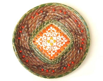 Instant Download Square To Round Coiled Basket PDF Instructions