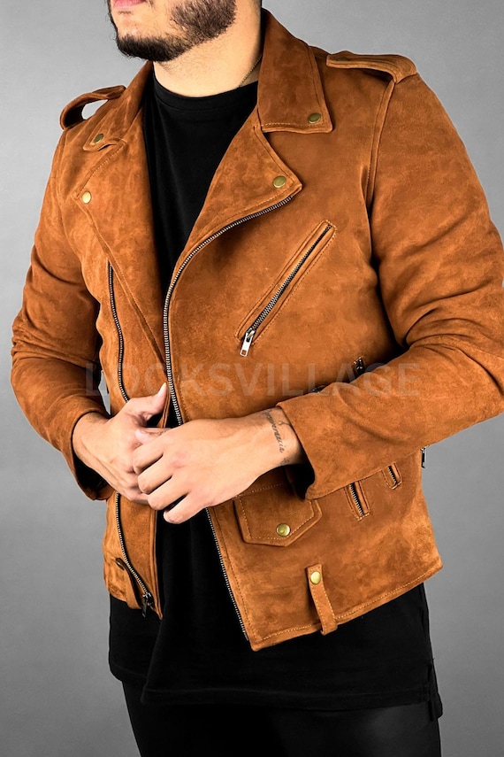 Giorgio Armani ブラウン スエードレザージャケット Giorgio Armani ブラウン スエードレザージャケット GIORGIO ARMANI