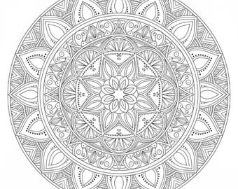 Mandala Malvorlagen Stressabbau, lustige Aktivität, Erwachsene, Kinder, Farbe