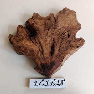 17&quot; olive wood slab, olive wood for diy, Live Edge Raw wood for wood art, Olive wood slice, olive wood for wood arts , olive wood piece