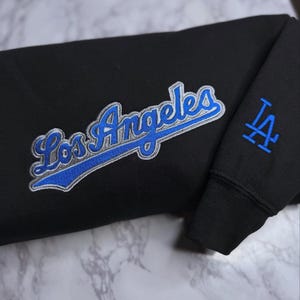 LOS ANGELES Embroidered Crewneck, Dodgers