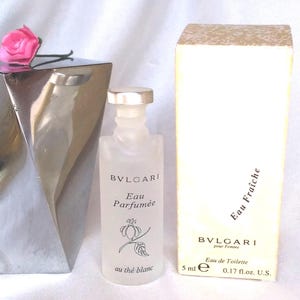 Miniature Perfume BULGARI * Eau Fraîche for women * 5 ml/0.17 fl.oz * Full * Box * New * Collection * Vintage