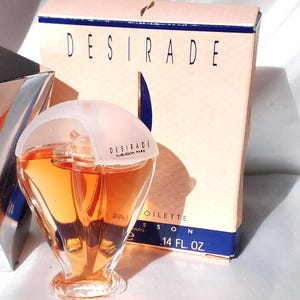 AUBUSSON * DESIRADE* Miniature pour Collection * 4 ml * EDT/Femme * Dans sa boîte * Vintage *1990 * Interrompu * Mini perfume * Discontinued