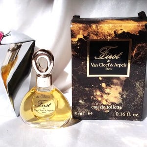 Collectible Perfume Miniature * FIRST * 5 ml / 0.16 fl.oz * EDT * Van Cleef Arpels * In Box * Collection * Vintage