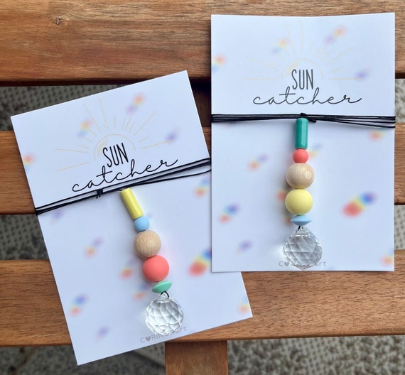 Bunter Suncatcher | Sonnenfänger | mini Discokugel | Sommer | Fensterdeko | kleine Geschenke | Dopamin Dekor