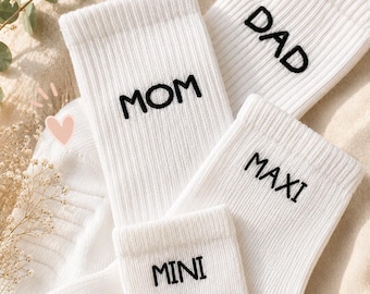 Family tennis socks with print | printed socks | stylish crew socks
