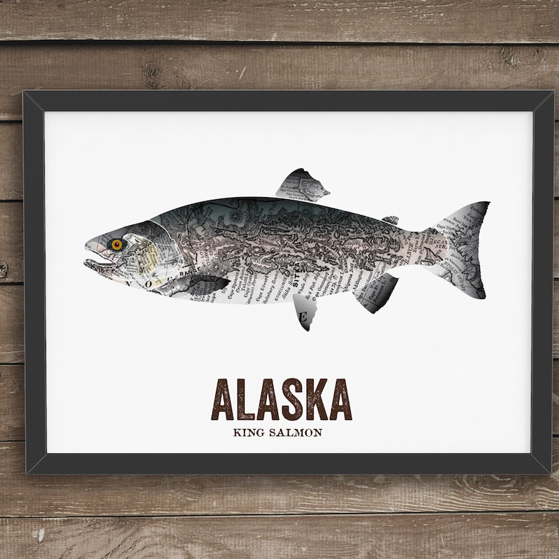 Alaska Game Fish Etsy