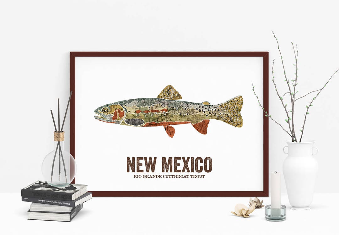 New Mexico Rio Grande Cutthroat Trout Fishing T-Shirt New Mexico Rio Grande Cutthroat Trout Fishing T-Shirt