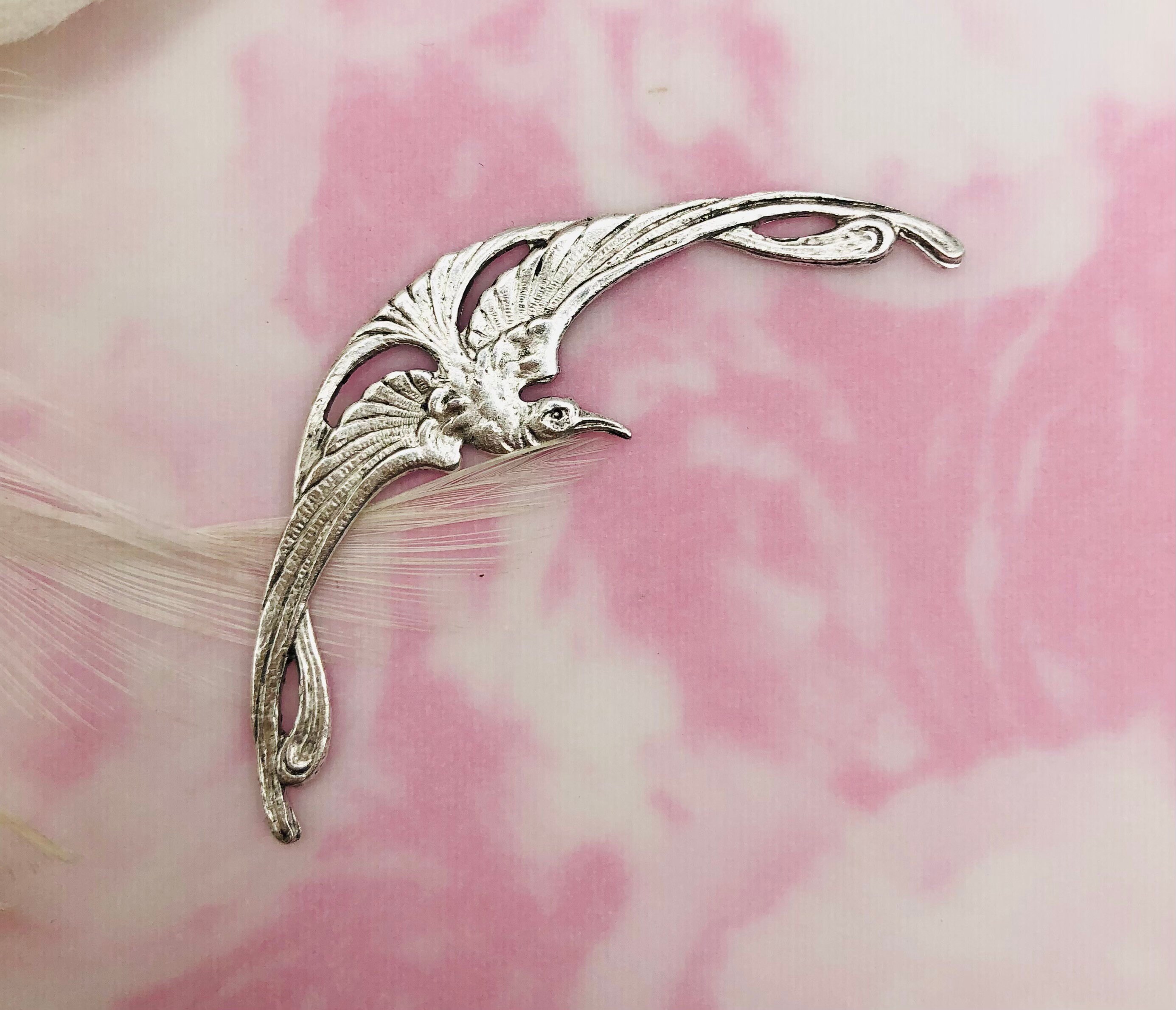 ウィンズ オブ チェンジ ソアリング バード アンティーク シルバー