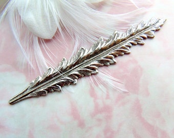 ANTIQUE SILVER Spray Leaf Stamping (1 Piece) Jewelry Findings (FB-6059)