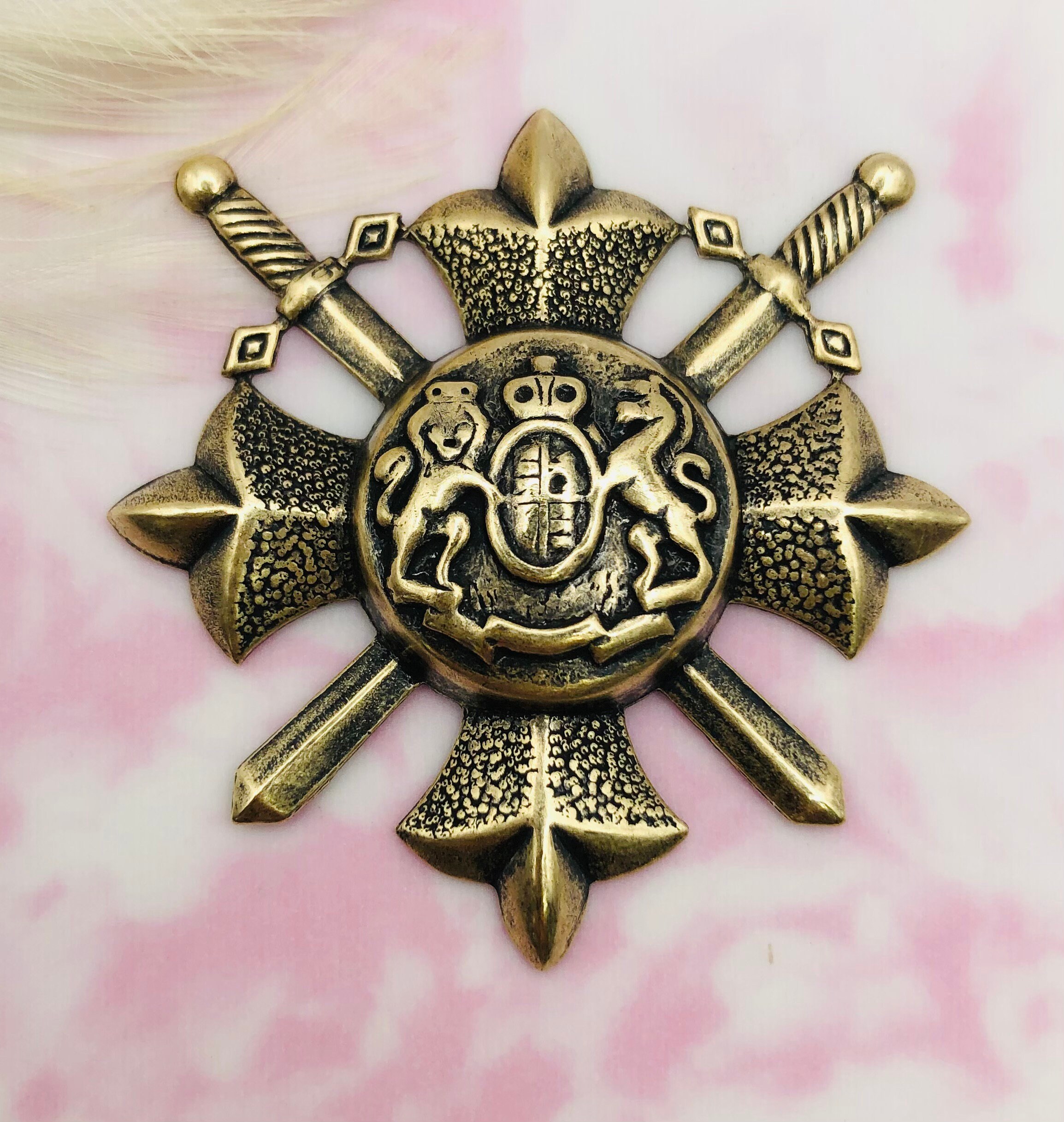 アクセサリー Subciety BRASS RING-CREST Brass ring-crest- - Subciety Online Store