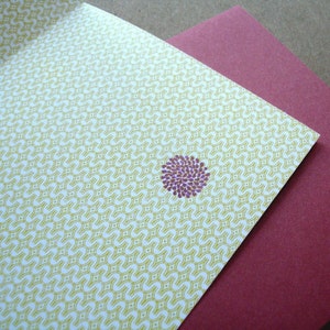 Flowerburst Letterpress Card image 4